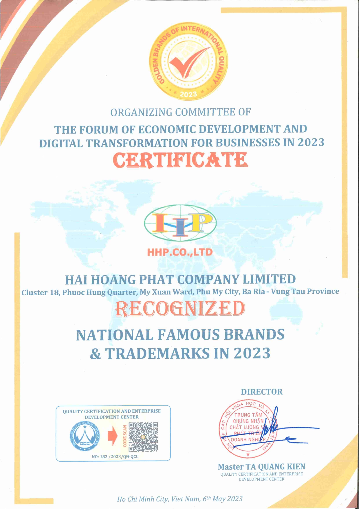 CÔNG TY ĐẠT DANH HIỆU 